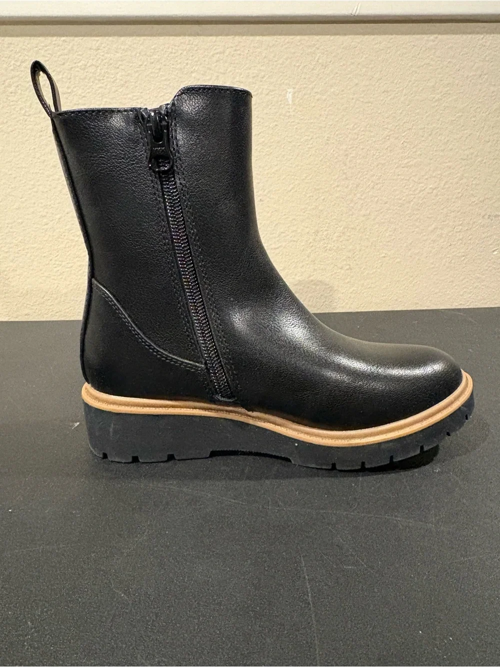 Art Class Kids Girls Laurel Side Zip Wedge Chelsea Boots Black Toddler Size 13_4